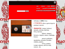 Tablet Screenshot of cyberia.ro